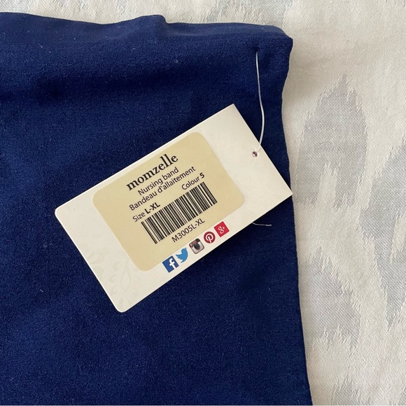 Momzelle size XL navy blue nursing/pregnancy support band NWT! - Picture 5 of 7